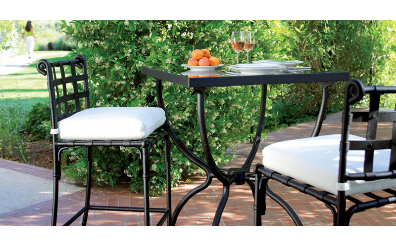 One Allium Way Aikens 3 Piece Bistro Set with Cushions Wayfair